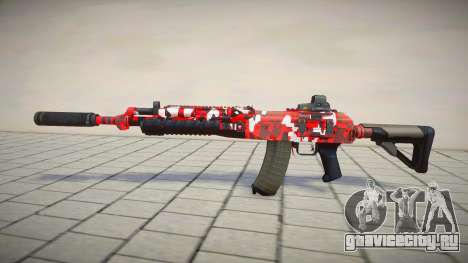 Red Camo M4 для GTA San Andreas