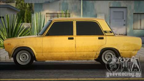 Vaz 2107 [Yellow] для GTA San Andreas