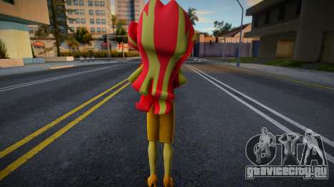 Sunset Shimmer Dress для GTA San Andreas