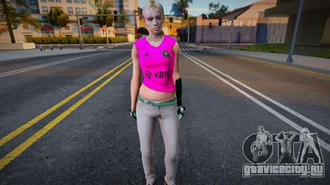 Jill Valentine Inter Miami для GTA San Andreas