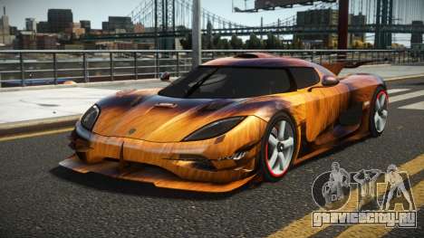 Koenigsegg Agera One G-Sport S13 для GTA 4