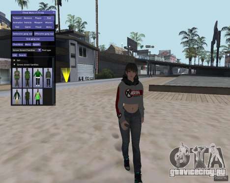 Gang Girls Grove для GTA San Andreas