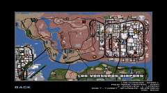 Рисованная карта для GTA San Andreas