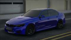 BMW M3 F30 Blue [Ukr Plate] для GTA San Andreas