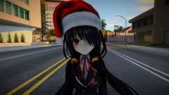 Kurumi Tokisaki (With Christmas Hat) для GTA San Andreas