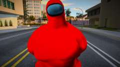 Among Us Imposter Musculosos Red для GTA San Andreas