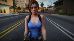 Jill Valentine [RE3 Remake Style] для GTA San Andreas