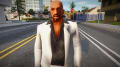 Two-Piece Suit (White-Black) для GTA San Andreas