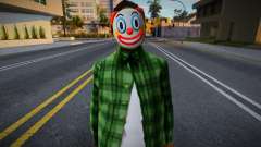 Fam2 Clown для GTA San Andreas