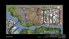 Иконки на карте DUCK MODS для GTA San Andreas