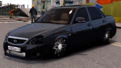 Lada Priora Black для GTA 4