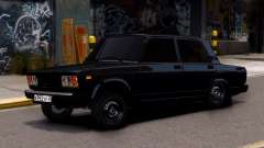 Vaz 2107 [Black] для GTA 4