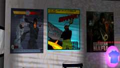 Плакат с Робокопом в отеле для GTA Vice City