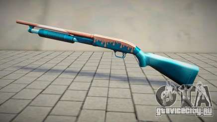 Blue Chromegun 1 для GTA San Andreas