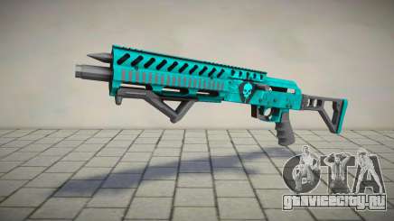 Green-Blue Chromegun для GTA San Andreas