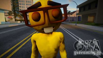 Emoji con cara de nerd inteligente con extremida для GTA San Andreas