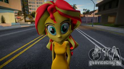 Sunset Shimmer Dress для GTA San Andreas