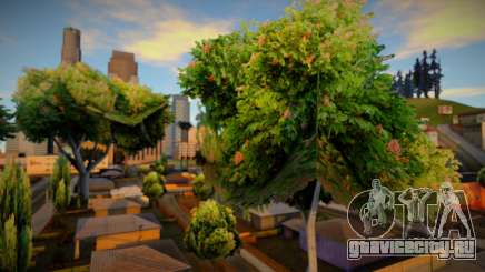 New [LQ] Vegetation Новая растительность для GTA San Andreas