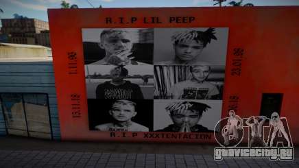 LIL PEEP & XXXTENTACION WALL ART для GTA San Andreas