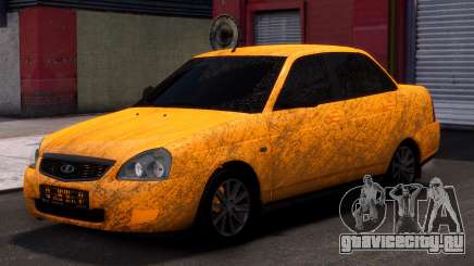 Lada Priora Yellow для GTA 4