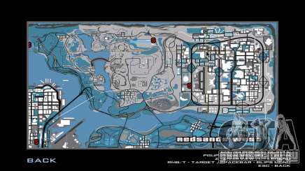 Blue State Map для GTA San Andreas