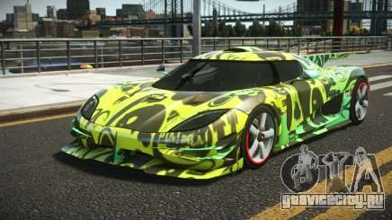 Koenigsegg Agera One G-Sport S12 для GTA 4