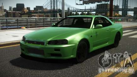 Nissan Skyline R-34 LR для GTA 4