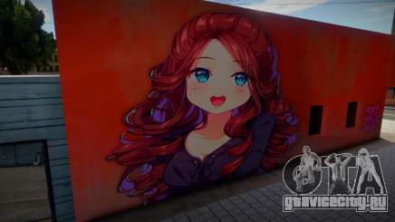 Anime Girl Wall Art pt. 5 для GTA San Andreas