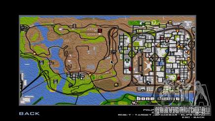 Нарисованная карта для GTA San Andreas