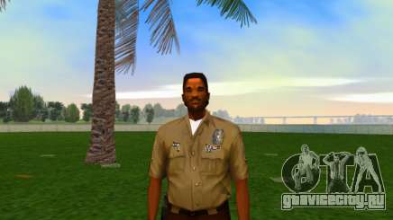 Lance Vance (Cop Outfit) Upscaled Ped для GTA Vice City