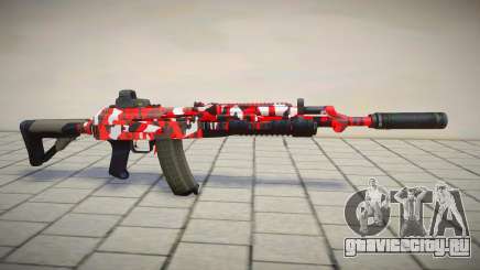 Red Camo M4 для GTA San Andreas