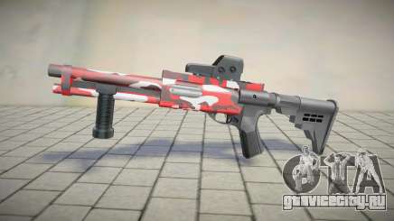 Red Camo Shotgun для GTA San Andreas