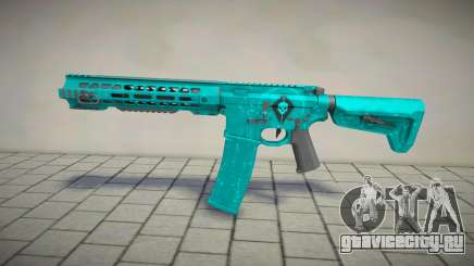 Green-Blue M4 для GTA San Andreas