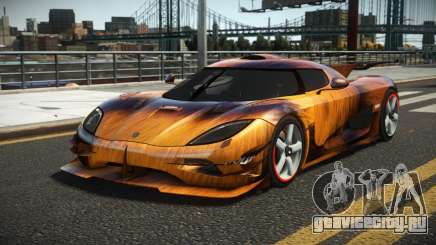 Koenigsegg Agera One G-Sport S13 для GTA 4