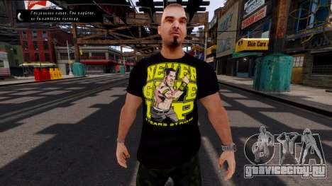 Качки в футболках рестлеров из WWE для GTA 4