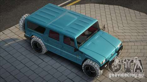 Toyota Mega Cruiser [Blue] для GTA San Andreas