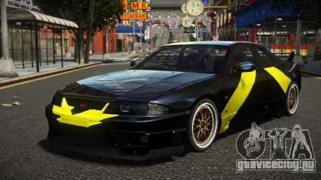 Nissan Skyline R33 R-Ti S14 для GTA 4