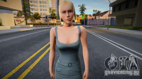 Девушка в платье стиль КР 2 для GTA San Andreas
