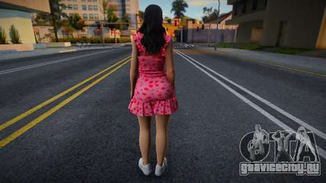 Девушка в платье с горошком для GTA San Andreas