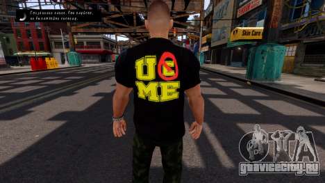 Качки в футболках рестлеров из WWE для GTA 4