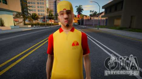 Wmybmx Pizza Uniform 1 для GTA San Andreas