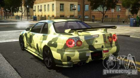 Nissan Skyline R34 R-Sport S6 для GTA 4