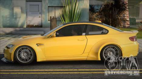 BMW M3 E92 Coupe [Yellow] для GTA San Andreas