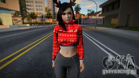 Tifa Lockhart - Invernal Sweater v2 для GTA San Andreas