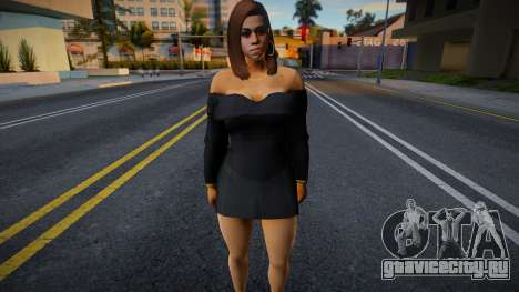 GTA VI - Lucia Off The Shoulder Fitted Dress v1 для GTA San Andreas