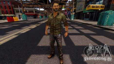 Joel replace player model для GTA 4