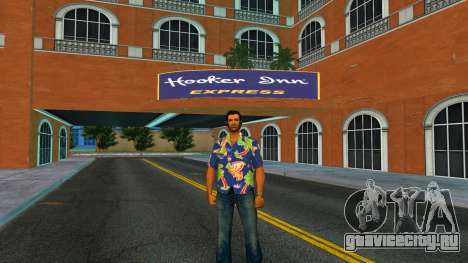 Tommy Bad Shirt для GTA Vice City