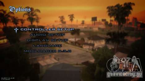 Новый фон меню для GTA San Andreas