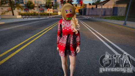Aerith Gainsborough - Chrismas Sweater Dress v1 для GTA San Andreas