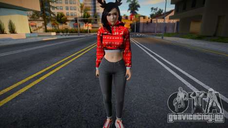 Tifa Lockhart - Invernal Sweater v2 для GTA San Andreas